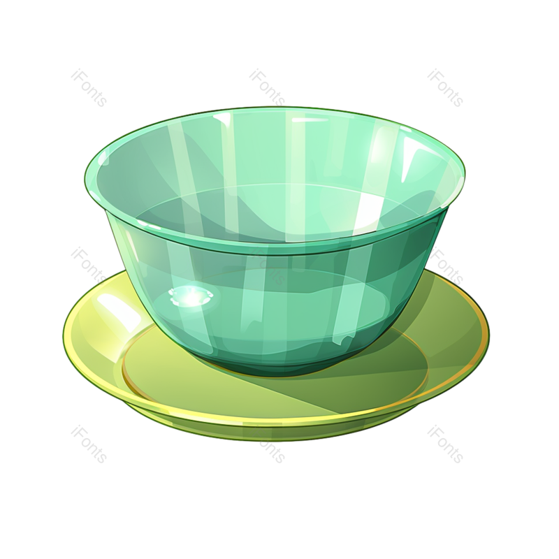 插画图片,唯美元素,瓷器PNG,简单免抠素材